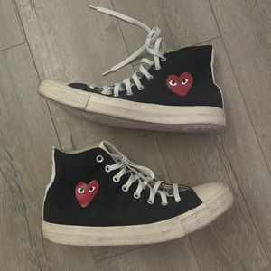 Converse CDG black high top